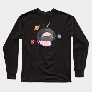 Space Pug Long Sleeve T-Shirt